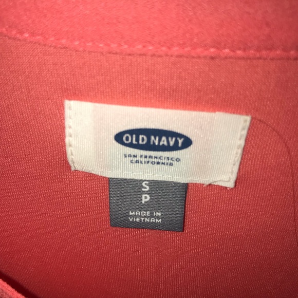 Old Navy pleated coral dress SZ Small - Picture 2 of 2